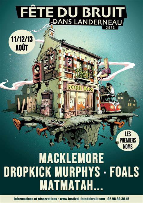 Affiche Fête du bruit landerneau